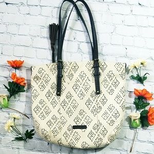 Lucky brand patterned tote bag